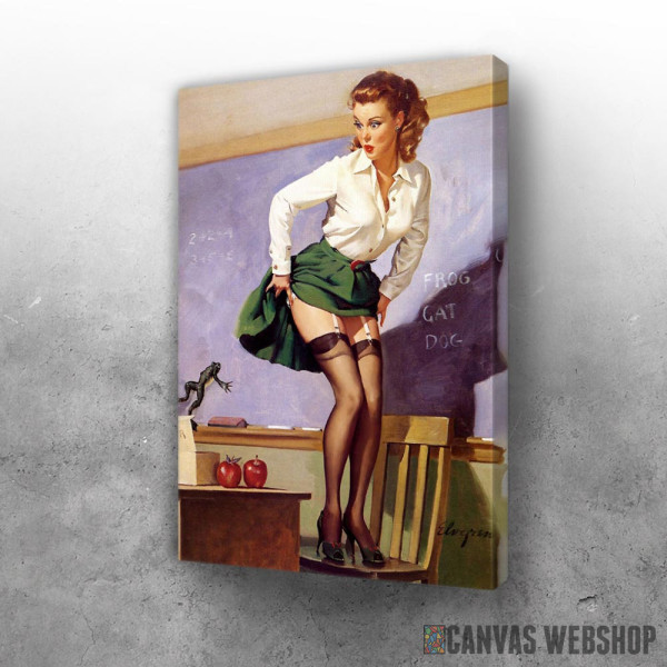 Slika Vintage Pin Up Girl Art Slika Vintage Pin Up Girl Art