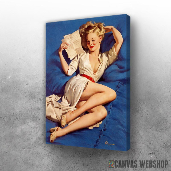 Slika Vintage Pin Up Girl Slika Vintage Pin Up Girl