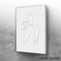Slika Wine and Girl Poster