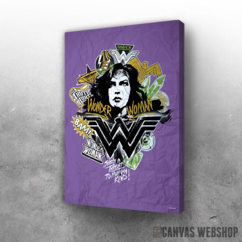 Slika Wonder Woman grafitti Slika Wonder Woman grafitti