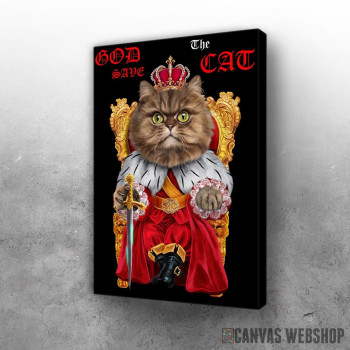 Slika Your Highness King Cat