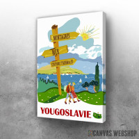Slika Yugoslavia road sign
