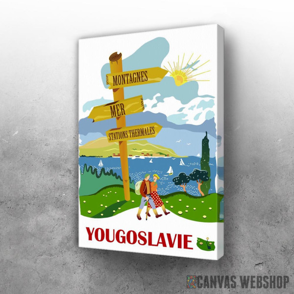 Slika Yugoslavia road sign Slika Yugoslavia road sign