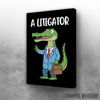 Slika Aligator u odelu