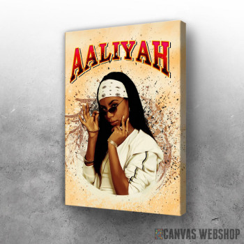 Slika Aaliyah watercolor