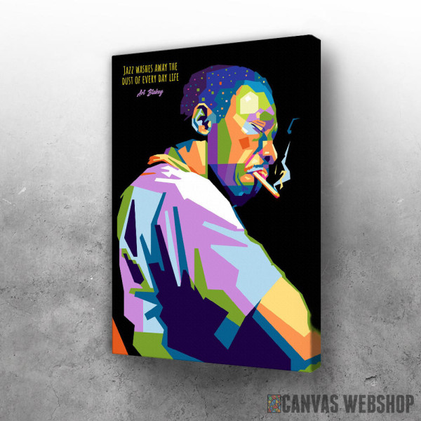 Slika Art Blakey bubnjar Slika Art Blakey bubnjar