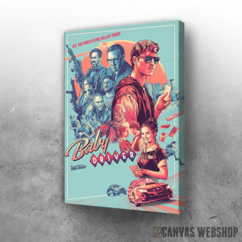 Slika Baby Driver plakat animirano
