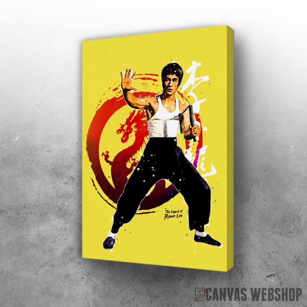 Slika bruce lee yellow