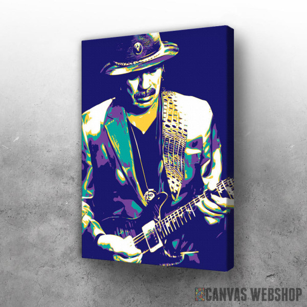 Slika Carlos Santana pop art Slika Carlos Santana pop art