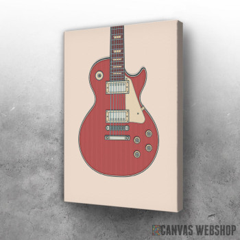 Slika Cherry Red Rock LP Gitara