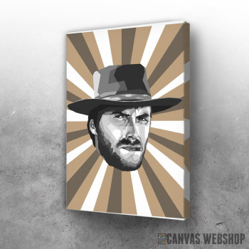 Slika Clint Eastwood popart Slika Clint Eastwood popart