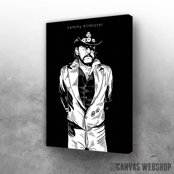 Slika Lemmy Kilmister black