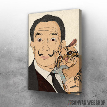 Slika Dali sa ljubimcem