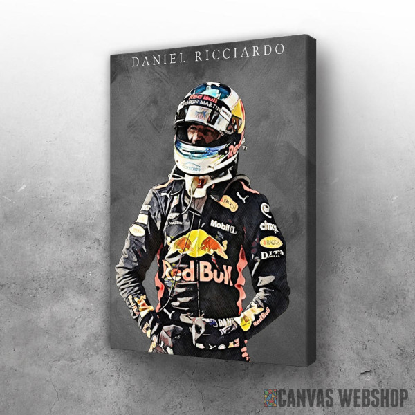 Slika Daniel Ricciardo sa kacigom