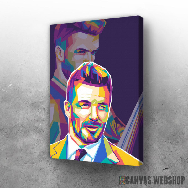 Slika Dejvid Bekam popart