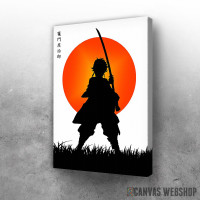 Slika Demon Slayer Tanjiro silhouette