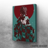 Slika Demon slayer Tanjiro back