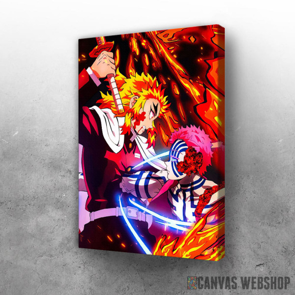 Slika Demon Slayer Kyojuro Rengoku death scene Slika Demon Slayer Kyojuro Rengoku death scene