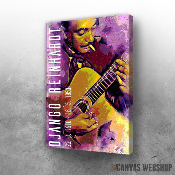 Slika Django Reinhardt gitarista Slika Django Reinhardt gitarista