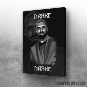 Slika Drake black white Slika Drake black white
