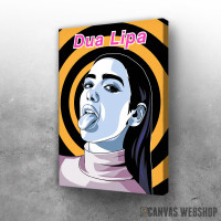 Slika Dua Lipa circles