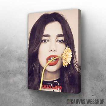 Slika Dua Lipa flower Slika Dua Lipa flower