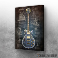 Slika Bledi nacrt gitare