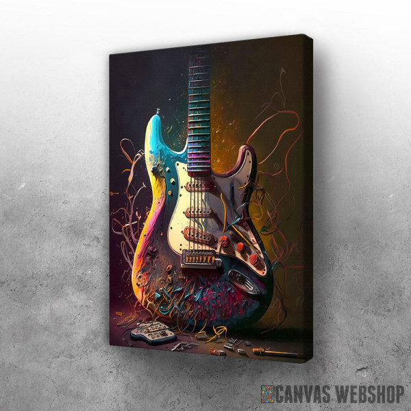 Slika Apstraktna gitara Slika Apstraktna gitara