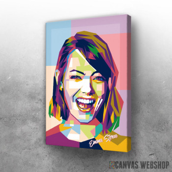 Slika Emma Stone popart Slika Emma Stone popart