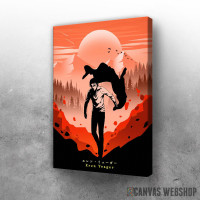 Slika Eren Yeager into sunset