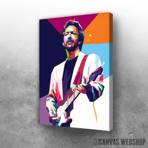 Slika Eric Clapton in red and blue