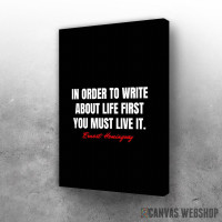 Slika Ernest Hemingvej citat