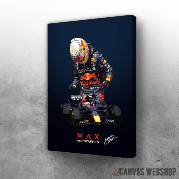 Slika F1 Max Verstappen potpis Slika F1 Max Verstappen potpis