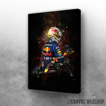 Slika F1 Max Verstappen abstract bolid