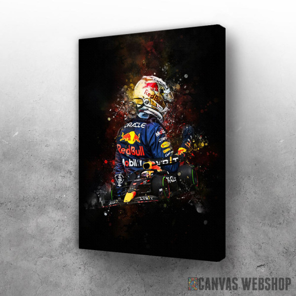 Slika F1 Max Verstappen abstract bolid