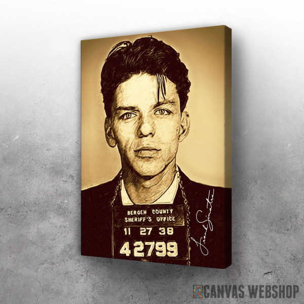 Slika Frank Sinatra mugshot