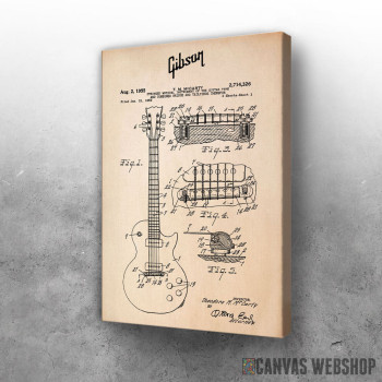 Slika Gibson Les Paul nacrt Slika Gibson Les Paul nacrt