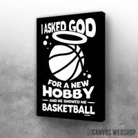 Slika God loves basketball