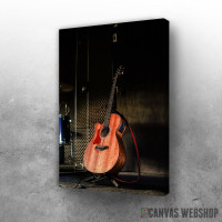 Slika Drvena električna gitara Slika Drvena električna gitara