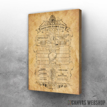 Slika Hogvorts lista za školu