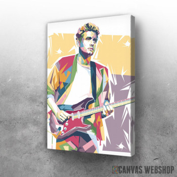 Slika John Mayer playing guitar Slika John Mayer playing guitar