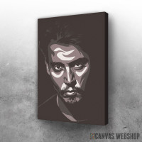 Slika Johnny Depp simple vector