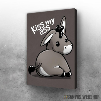 Slika kiss my ass donkey