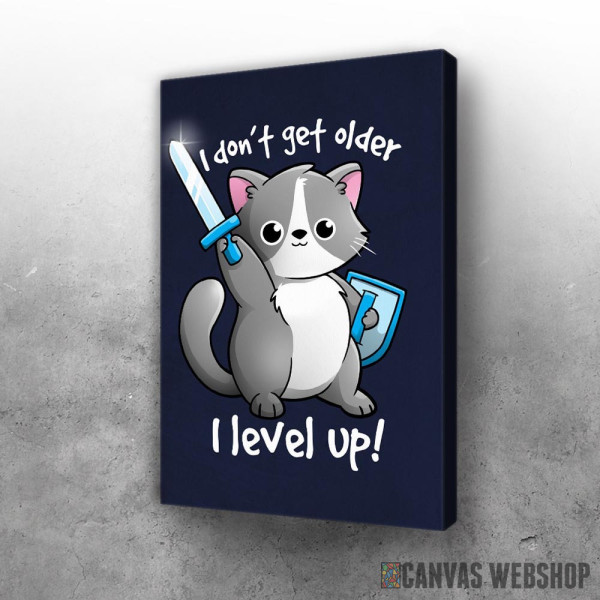 Slika level up cat Slika level up cat