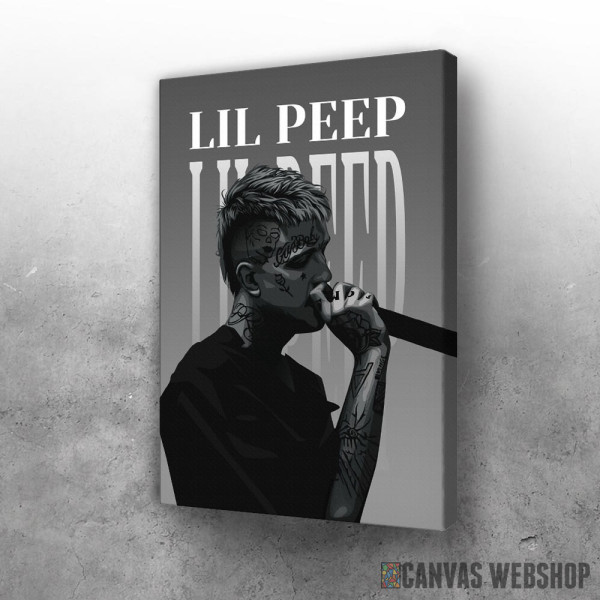 Spannende Lil Peep Wandteppich Ebenbild