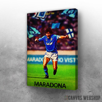 Slika Maradona Napulj 1986 Slika Maradona Napulj 1986