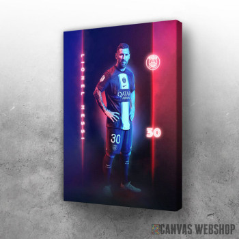 Slika Messi neon Slika Messi neon