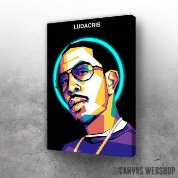 Slika Ludacris rapper neon