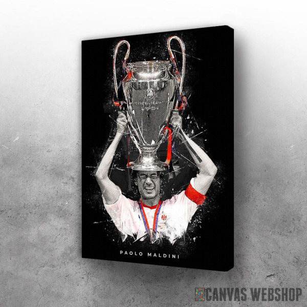 Slika Paolo Maldini sa trofejem