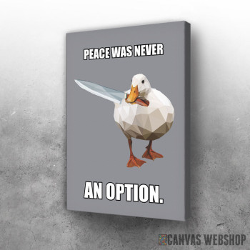 Slika Peace was never an option